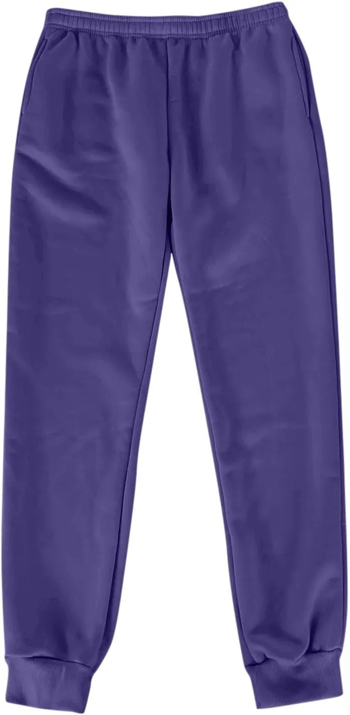 2pc Women's Cinch Bottom Sweatpants Sport Drawstring Pocket Casual Joggers Fleece Active Comfy Lounge Trousers