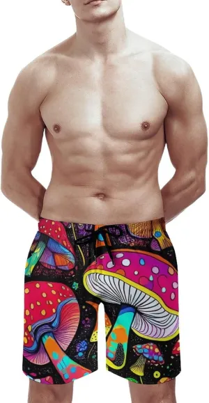 Boys Big & Tall Cargo Short Board Shorts Basic Beachwear with Pockets