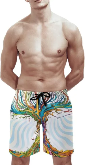 Boys Big & Tall Cargo Short Board Shorts Basic Beachwear with Pockets