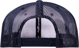 Branded Bills 1776 PVC Curved Trucker, Snapback Closure, Lightweight, Comfortable Baseball Cap