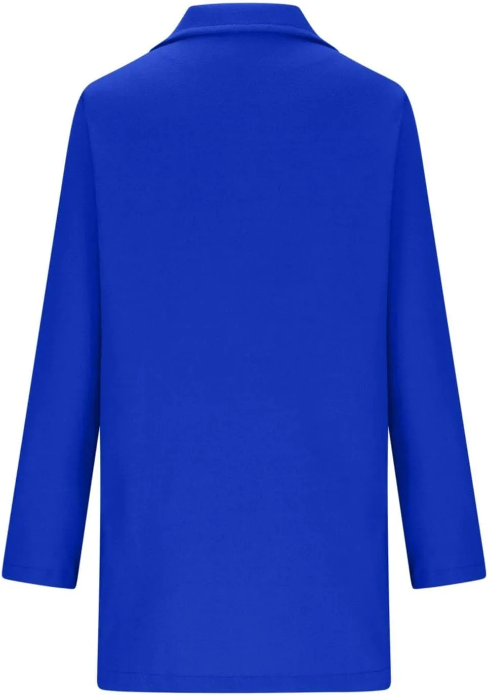 Canbebig Womens Pea Coats Wool Blend Coats Stand Collar Jackets Long Sleeve Overcoats Oversized Long Jackets with Pockets