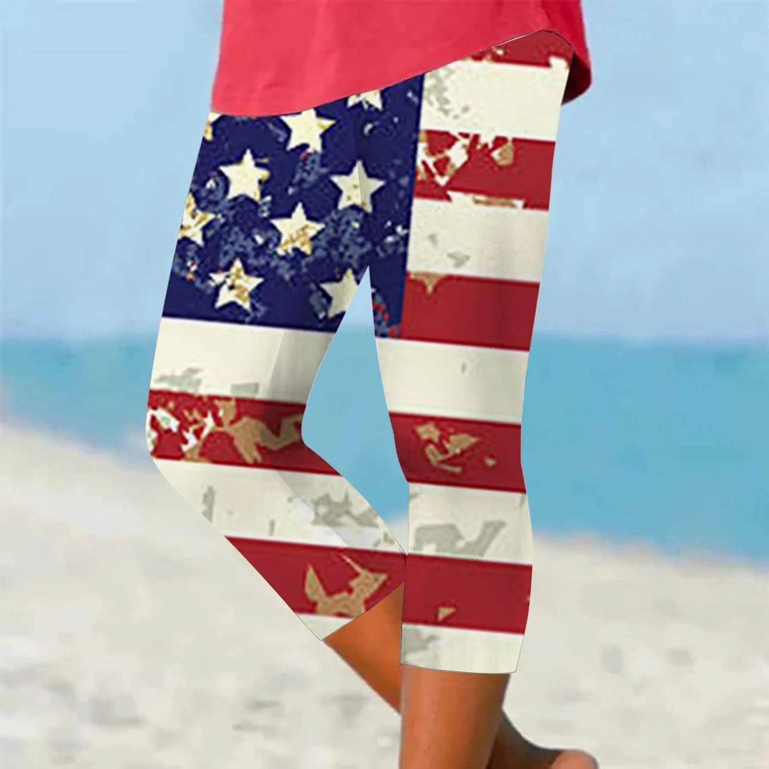 Capris Pants for Women Casual Sports Yoga Pants Tight Cropped Pants Capris Pants for Women Leggings for Women Womens
