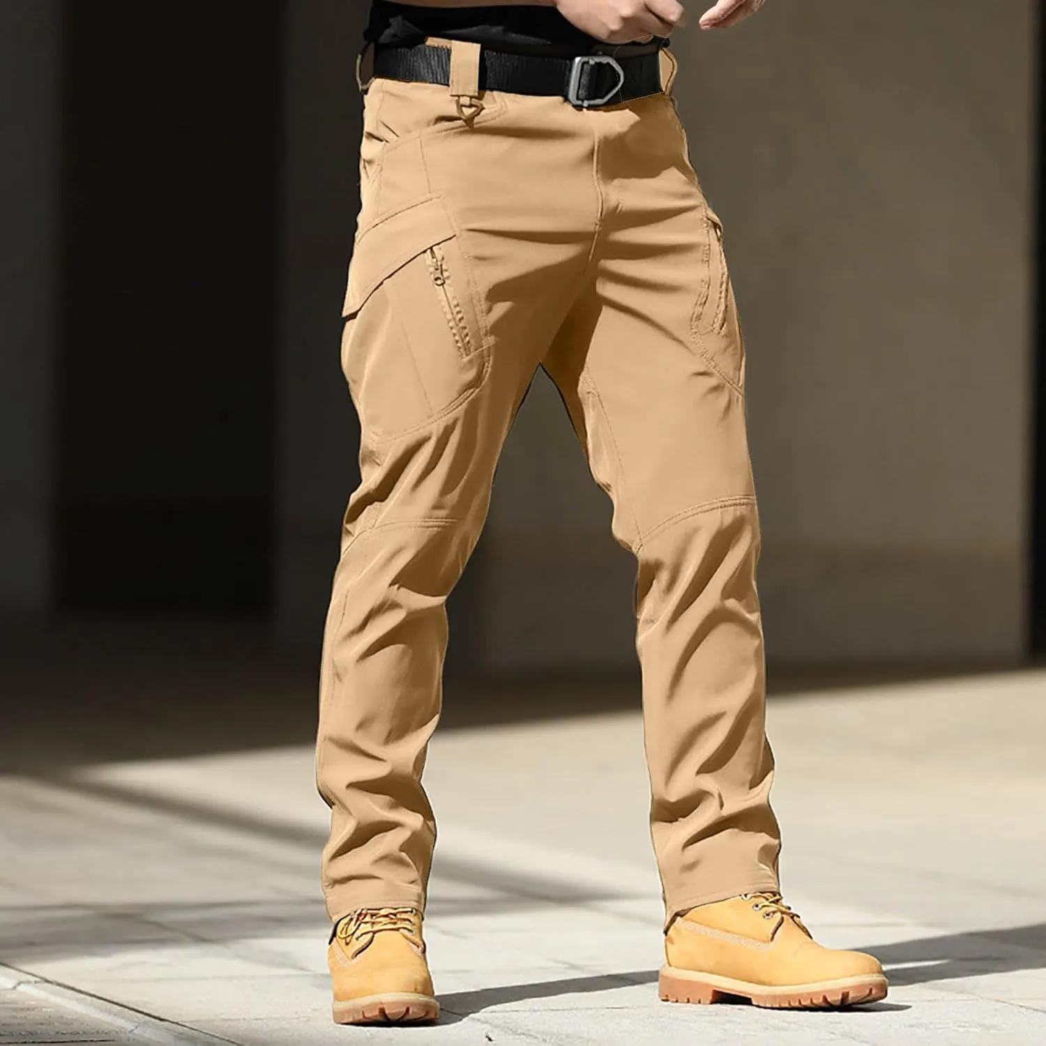 Cargo Pants for Men Baggy Ripstop Pants Outdoor Work Hiking Pants Match Mens Wild Cargo Pants with Multi Pockets