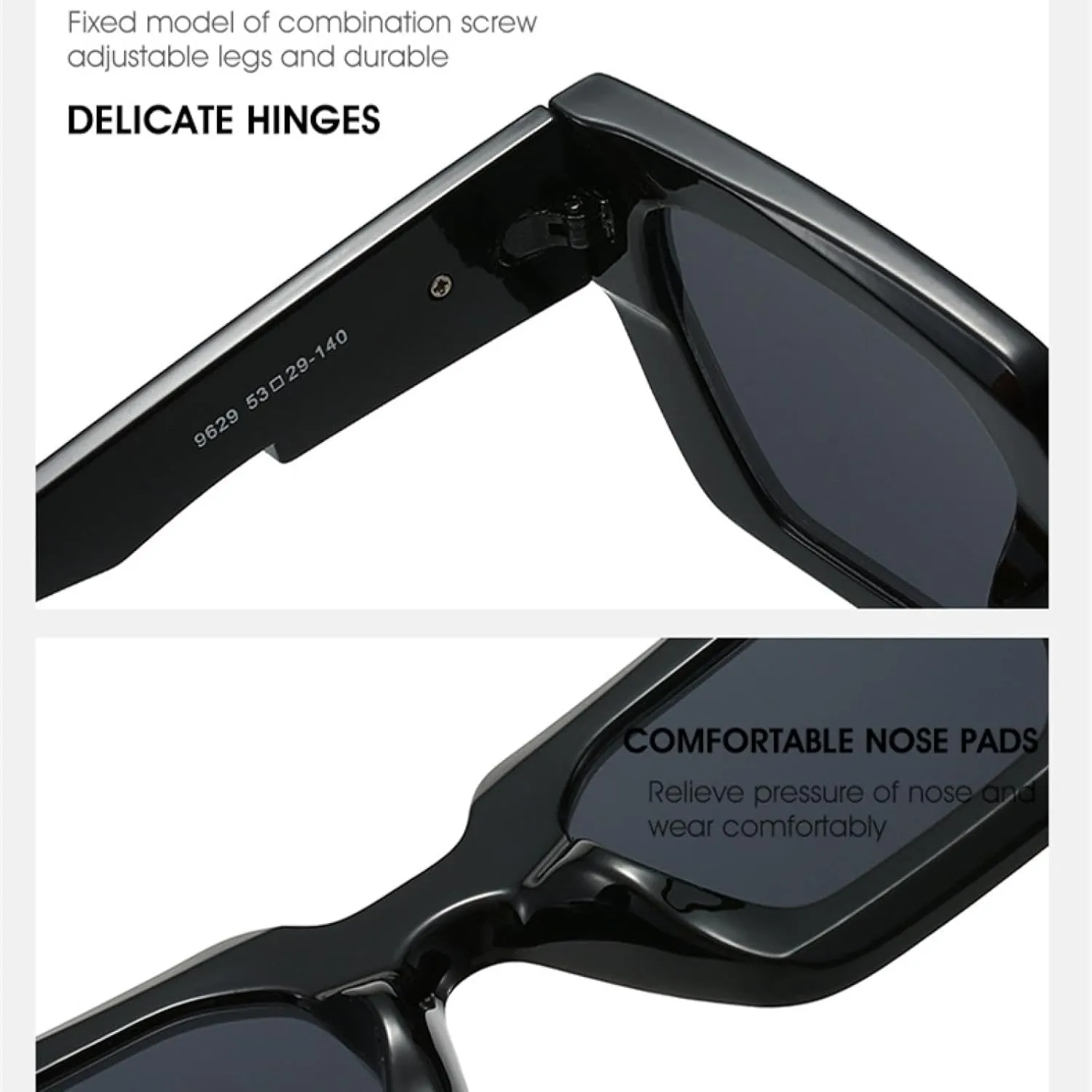 Classic Big Frame Sunglasses Women for Men Luxury Vintage Sunglasses Popular Pink Punk Outdoor Shade Uv400