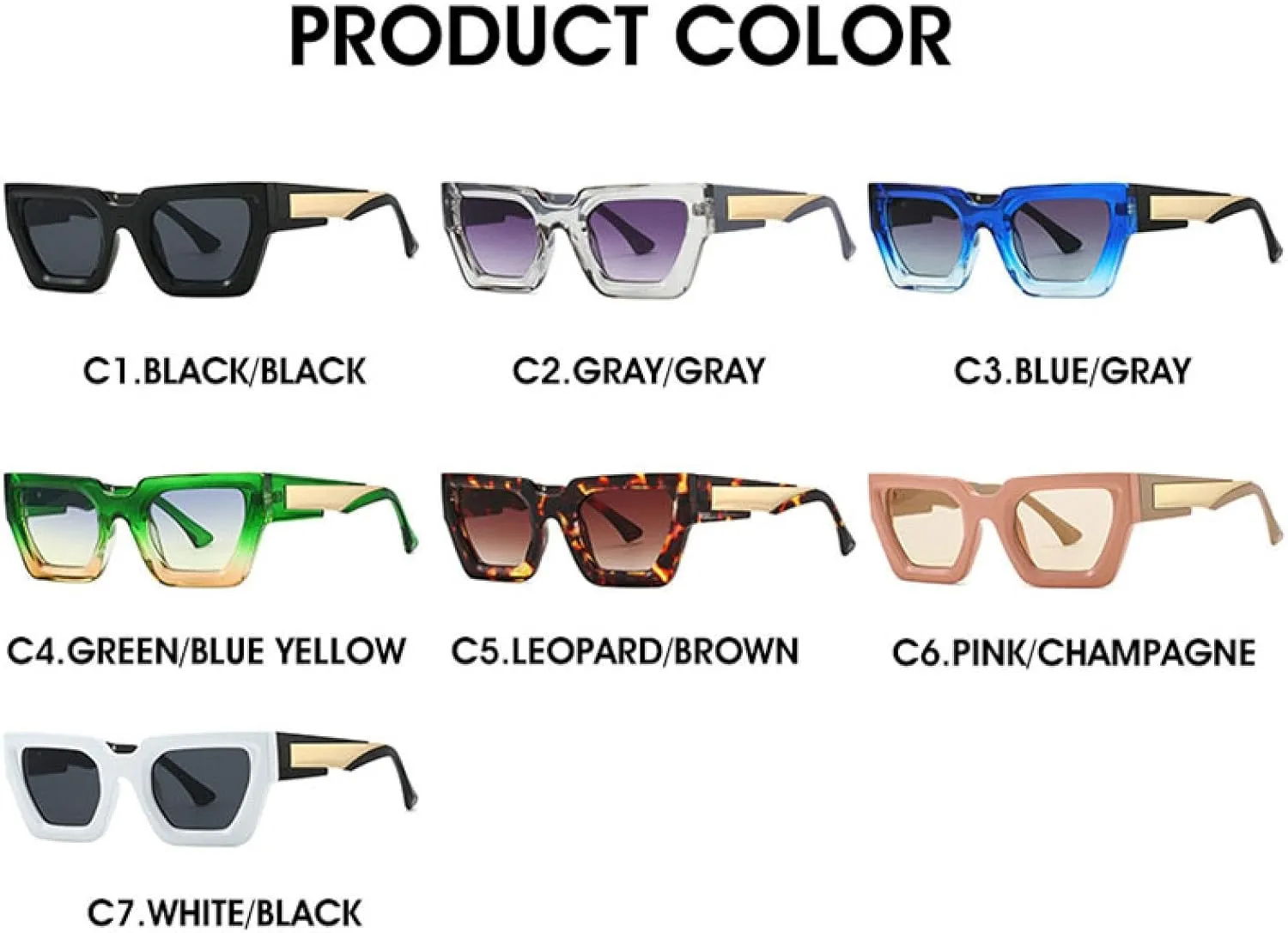 Classic Big Frame Sunglasses Women for Men Luxury Vintage Sunglasses Popular Pink Punk Outdoor Shade Uv400