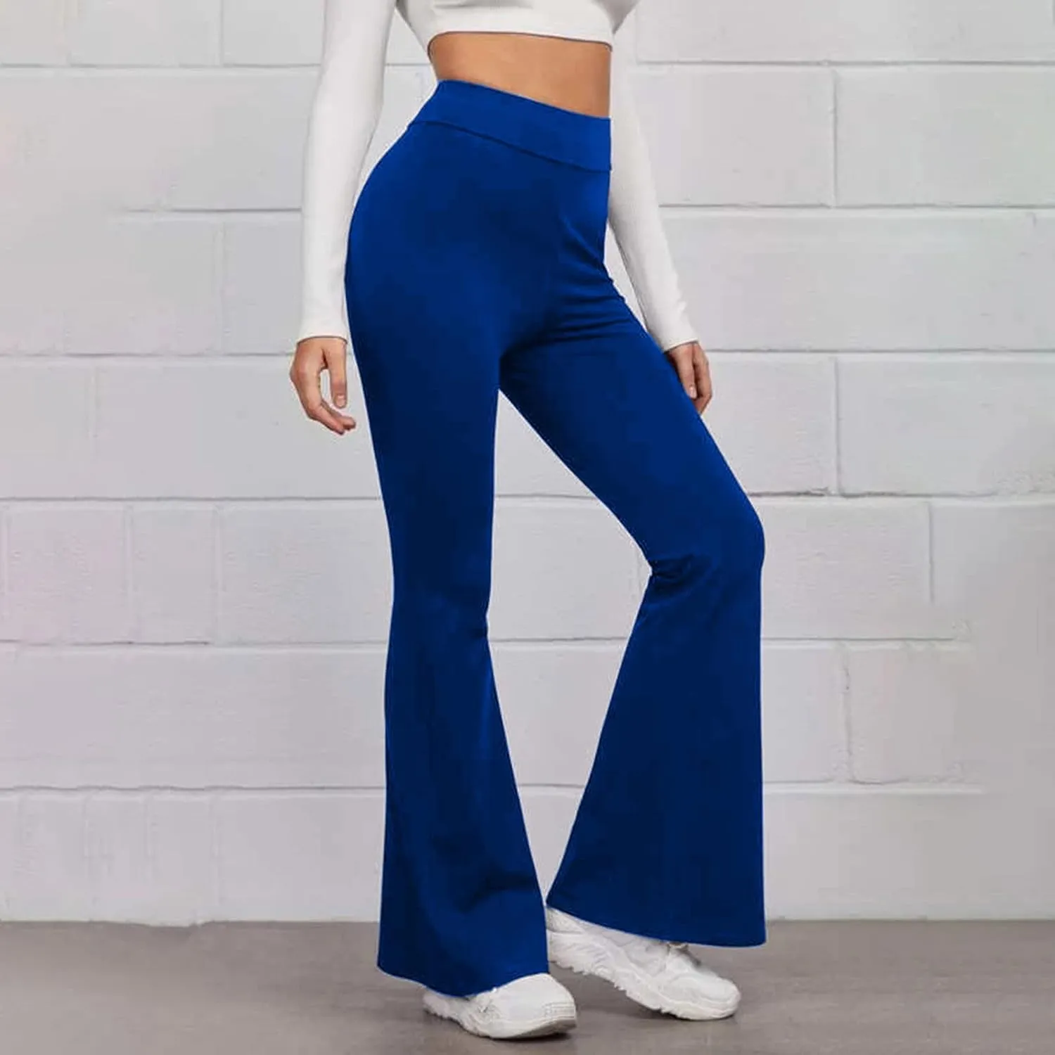 DASAYO Flare Leggings for Women High Waist Tummy Control Stretchy Bootcut Yoga Pants Casual Fitness Workout Bottoms