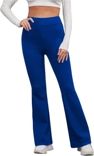 DASAYO Flare Leggings for Women High Waist Tummy Control Stretchy Bootcut Yoga Pants Casual Fitness Workout Bottoms
