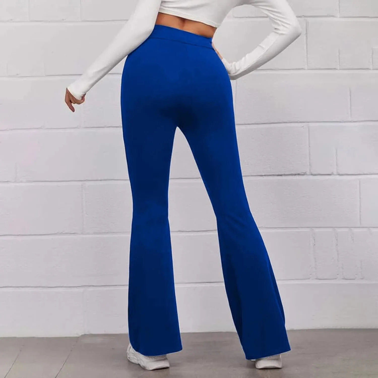 DASAYO Flare Leggings for Women High Waist Tummy Control Stretchy Bootcut Yoga Pants Casual Fitness Workout Bottoms