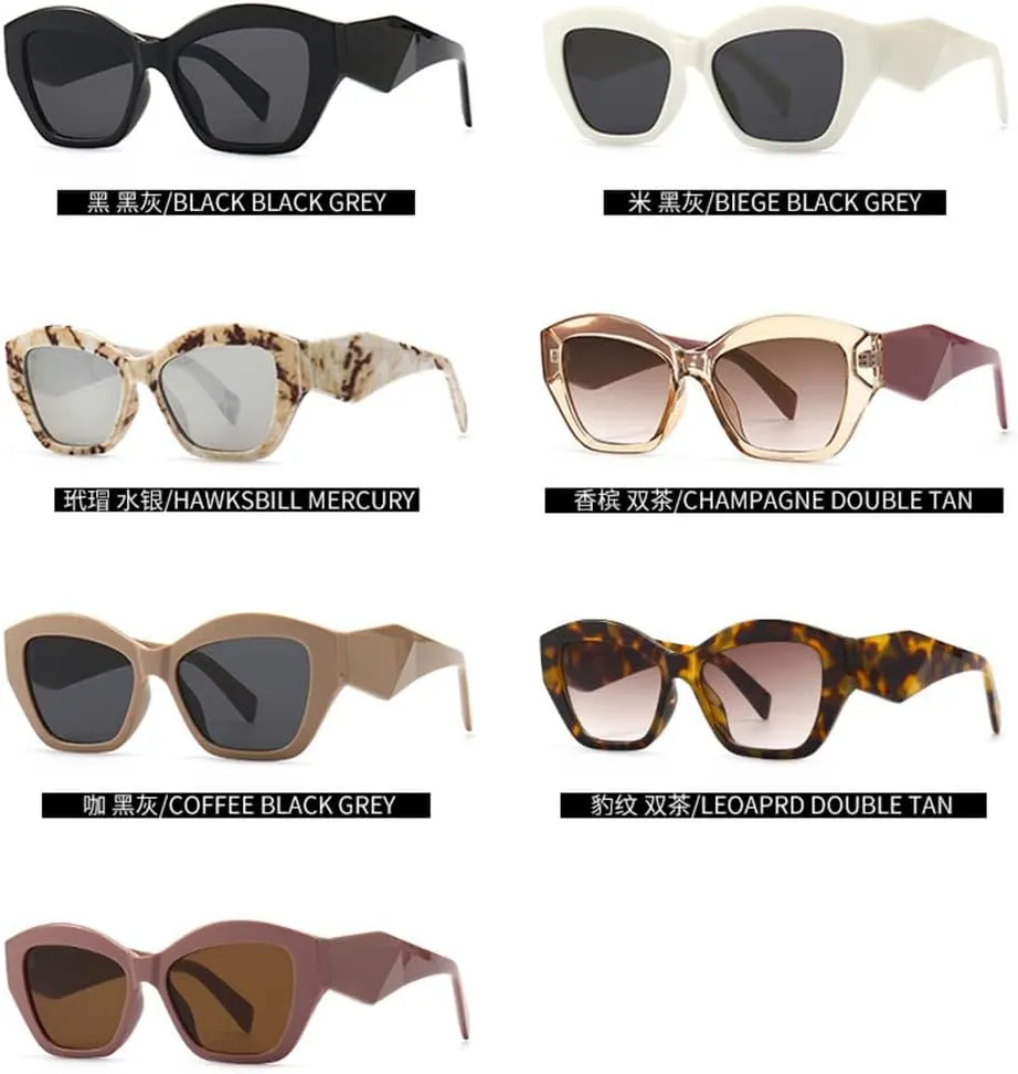 Fashion Cat Eye Luxury Sunglasses For Women Men Retro Female Outdoor Sun Glasses Trending Shades UV400 Eyeglasses