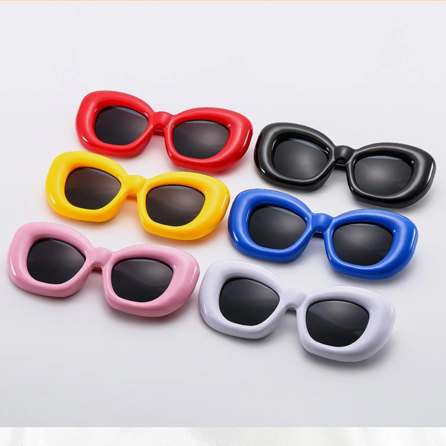 Fashion Luxury Inflate Sunglasses Men Women Trending Hip Hop Wacky Sun Glasses Uv400