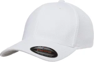 Flexfit 6577CD Athletic Cool and Dry Pique Mesh Cap - OSFA (White)