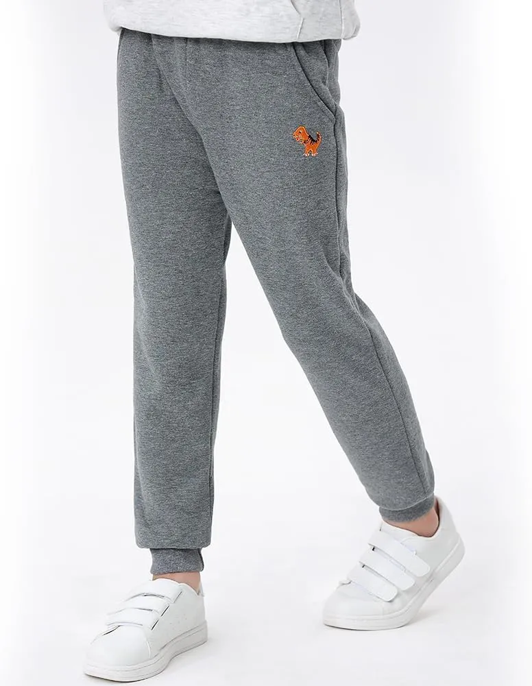 GFQLONG Toddler Boys 2 Pack Polar Fleece Jogger Sweatpants,Baby Winter Warm Pocket Lounging Bottoms