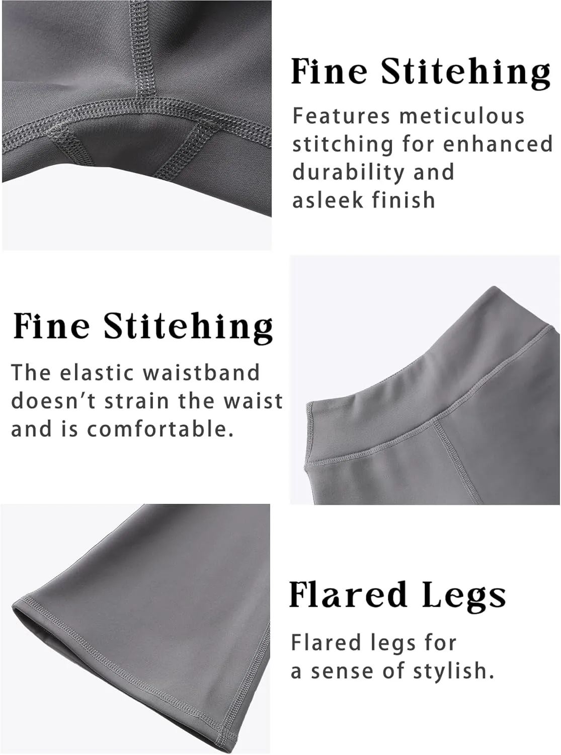 Girls Flare Pants Leggings Casual High Waisted Yoga Pants Kids Padded Bell Bottoms 5-13 Years