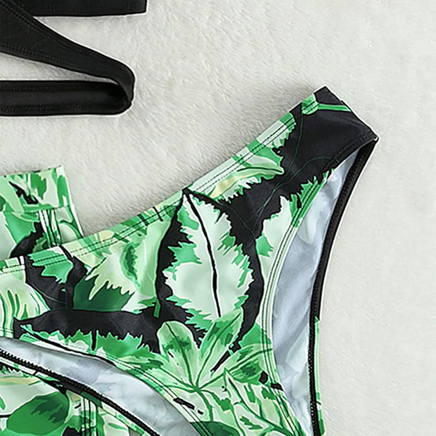 Girls Swimsuits 3 Piece Bathing Suit Kids Quick Dry Bikini Set with High Waist Sporty Shorts Beach Swimwear for Teen