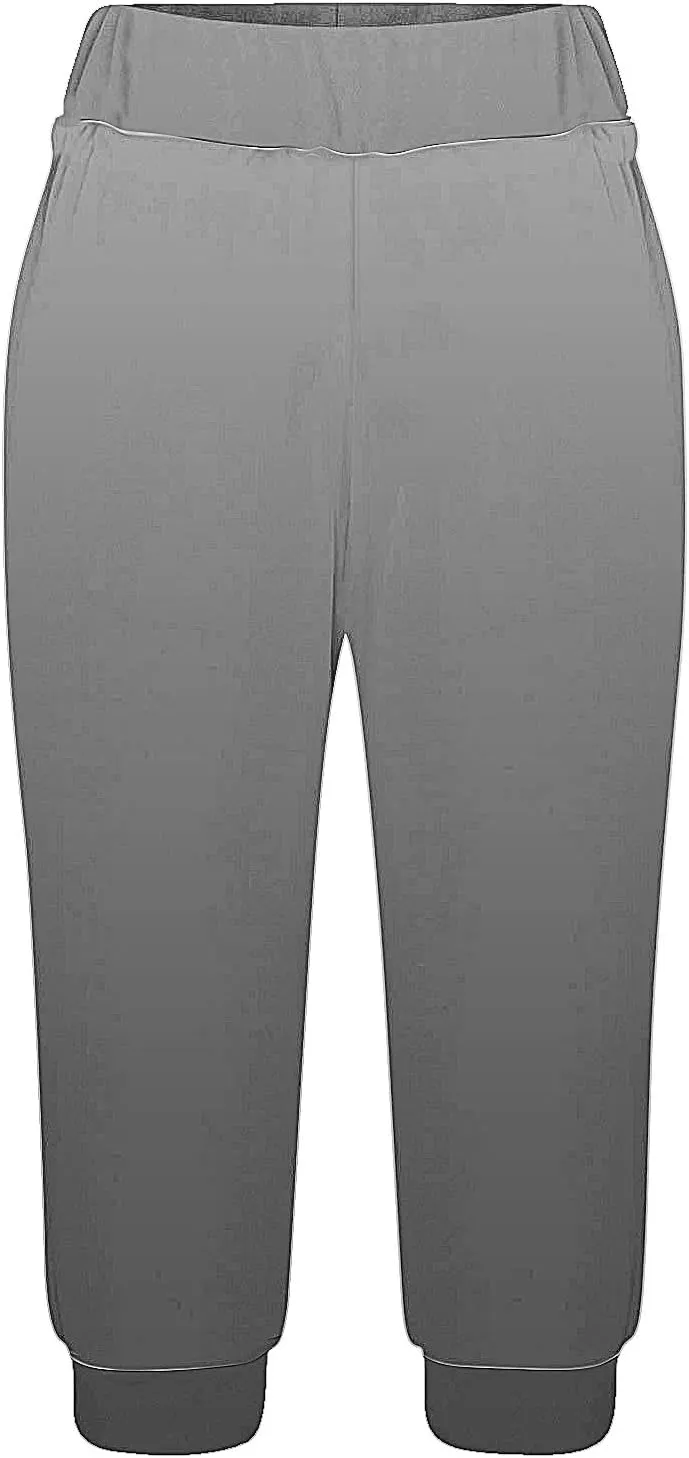 Gradient Capri Pants for Women Ombre High Waist Stretchy Cropped Leggings Summer Casual Yoga Lounge Bottoms