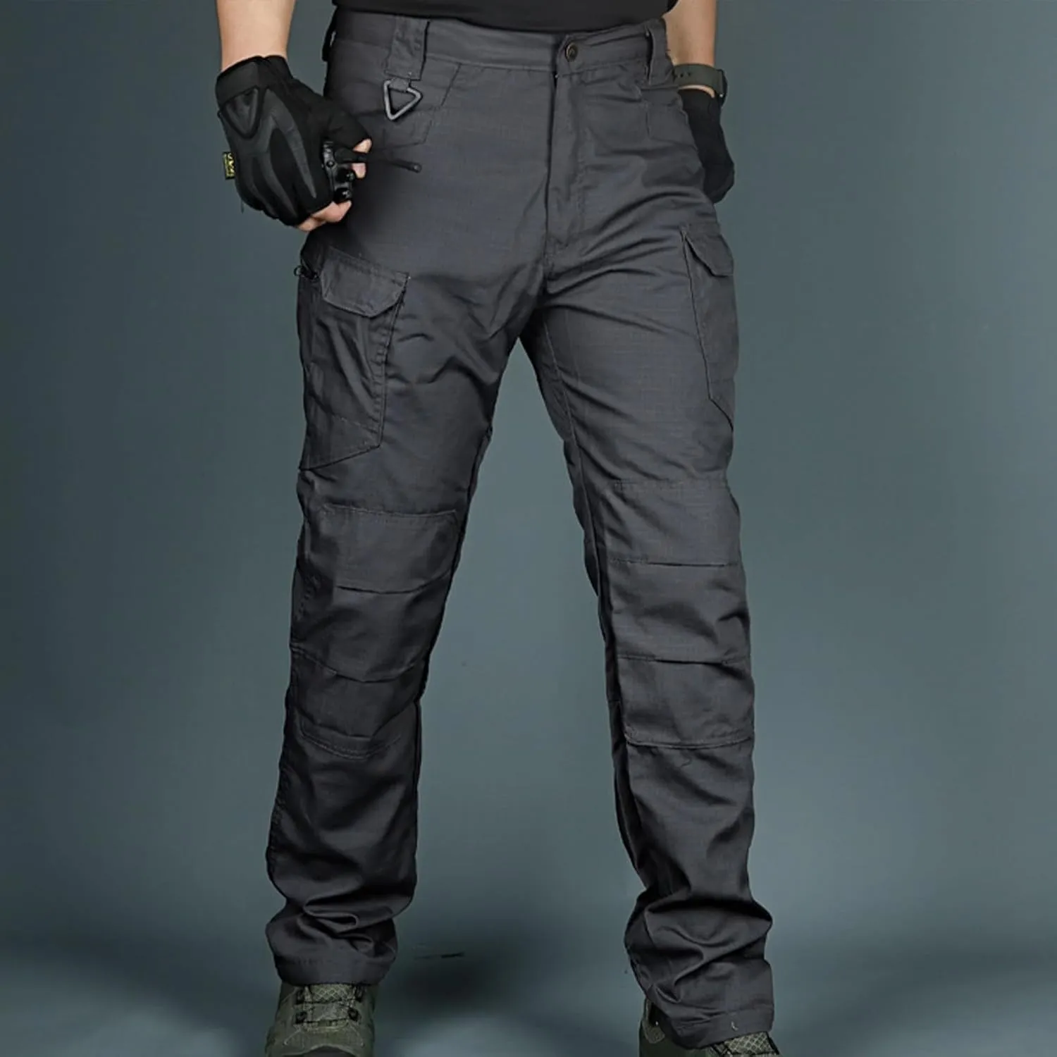 Hiking Pants Men Camo Cargo Pants for Men Casual Lightweight Joggers Work Pants Military Pants with Multi-Pocket