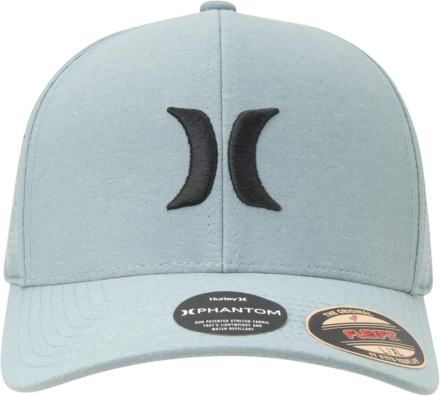 Hurley Men's Caps - Flexfit and Quick-Dry Phantom Curved Baseball Caps for Men - Classic Mens Trucker Hats (S-XL)