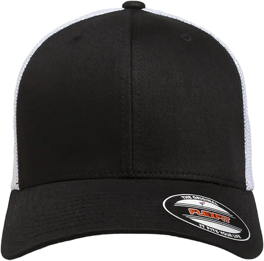 Joe's USA Mesh Back Flexfit Trucker Style Caps in 21 Colors