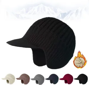 Joyhnny Cozyhead Beanie, Joyhnny Cozy Head Beanie, Johnny Cozyhead Beanie, Winter Hat with Brim and Ear Flaps Women Men