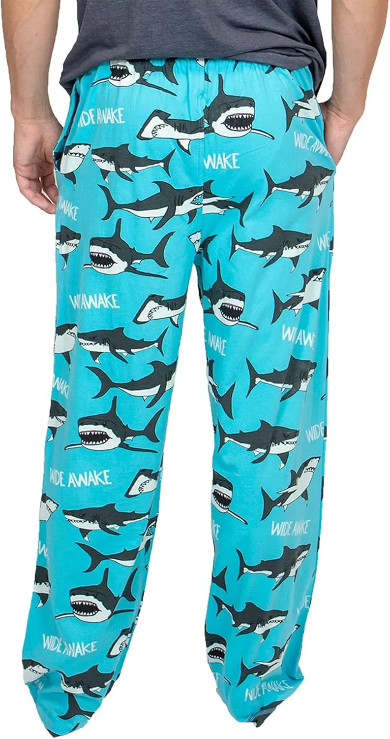 Lazy One Funny Ocean Pajama Pants For Men, Men's Separate Bottoms, Lounge Pants, Fishing PJs