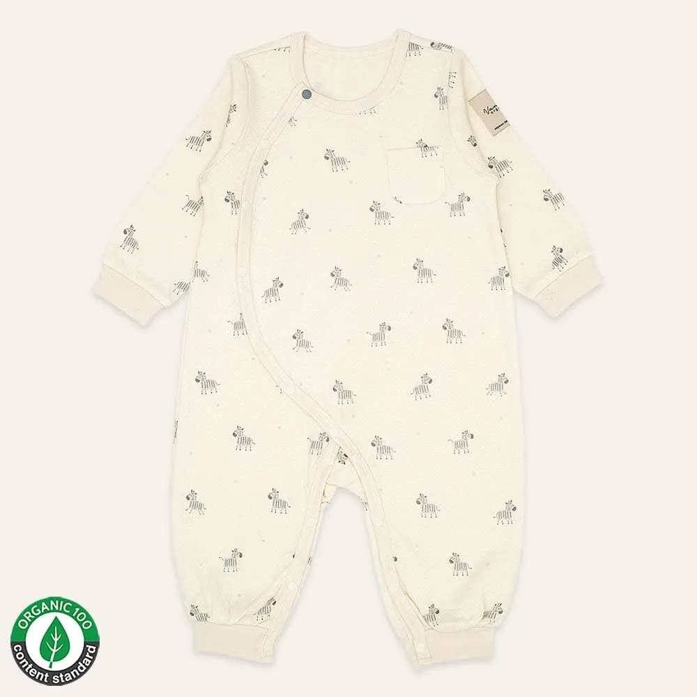 LUI Baby Romper Jumpsuit, 100% Organic Cotton, One-Piece Coverall