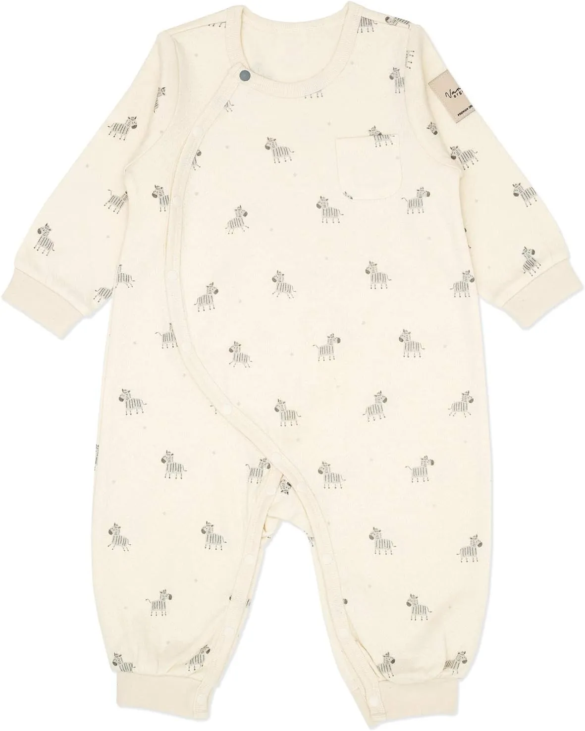 LUI Baby Romper Jumpsuit, 100% Organic Cotton, One-Piece Coverall
