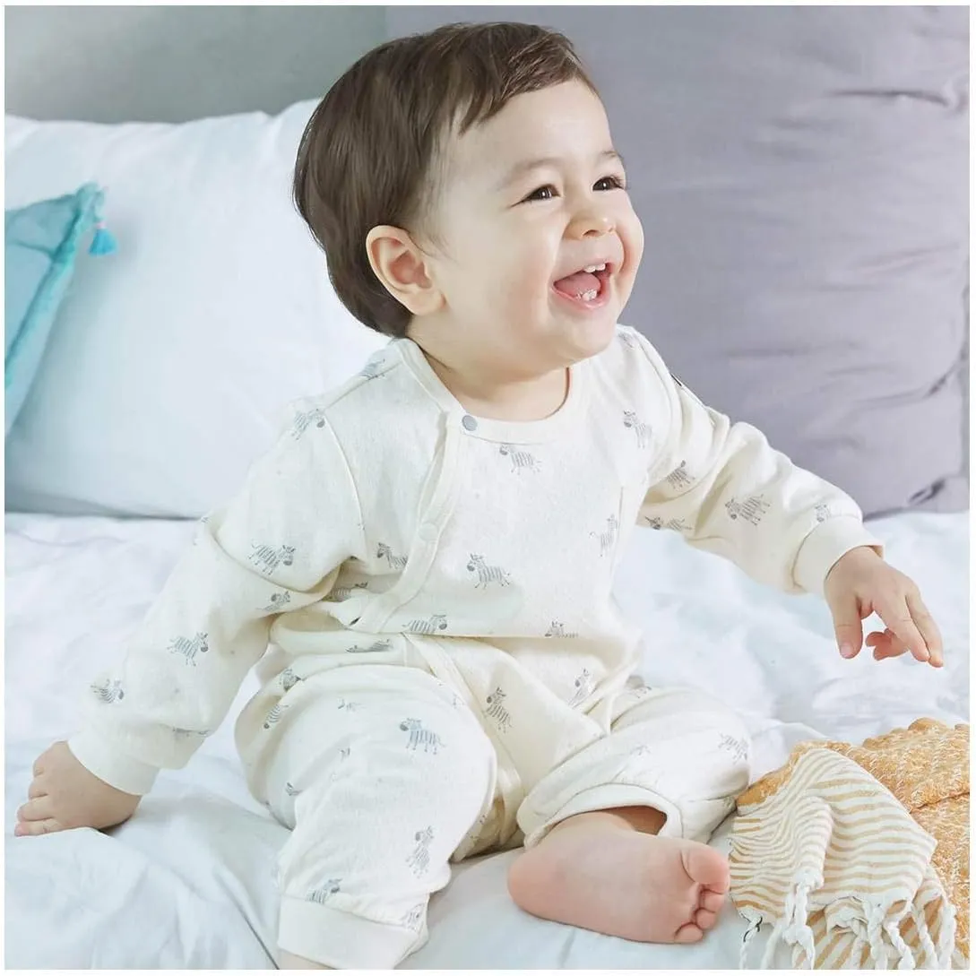 LUI Baby Romper Jumpsuit, 100% Organic Cotton, One-Piece Coverall