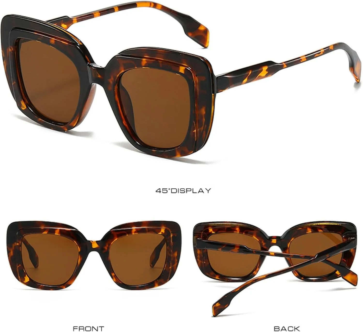 Luxury Fashion Sunglasses Gradient Shades Uv400 Unisex Stylish Sun Glasses for Men and Women