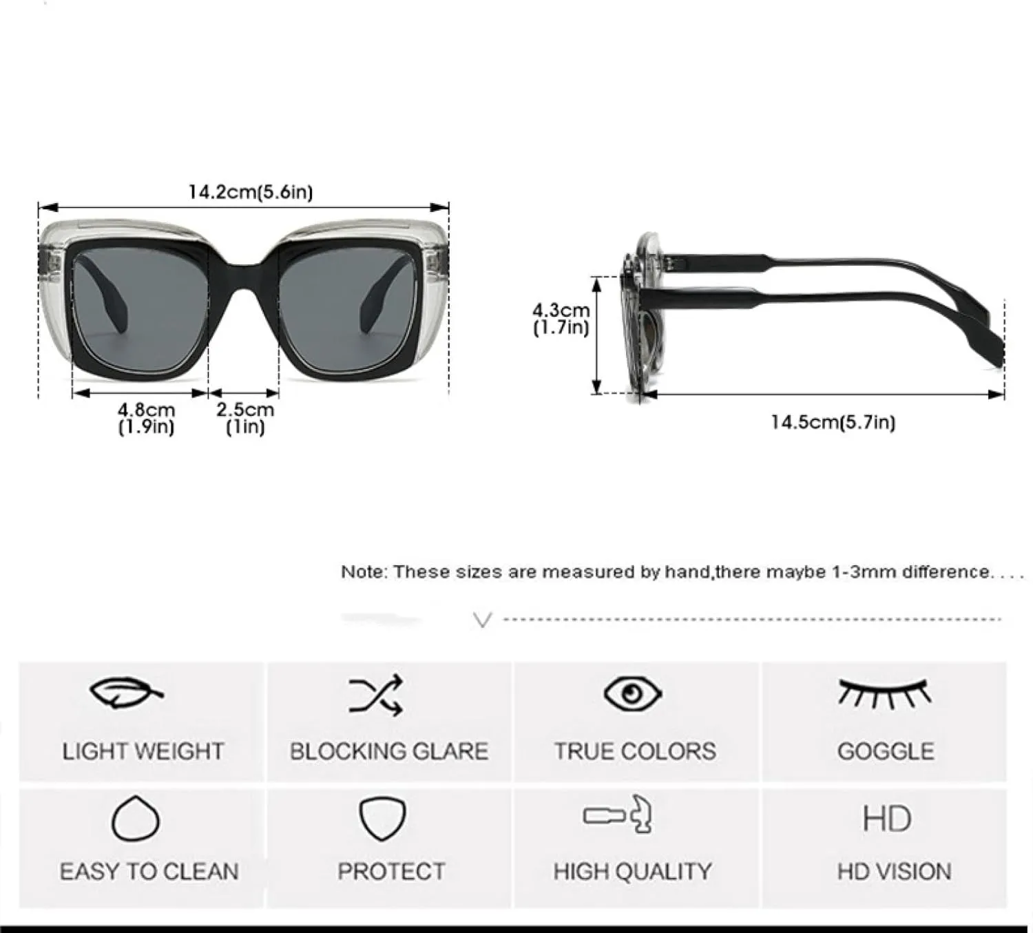 Luxury Fashion Sunglasses Gradient Shades Uv400 Unisex Stylish Sun Glasses for Men and Women