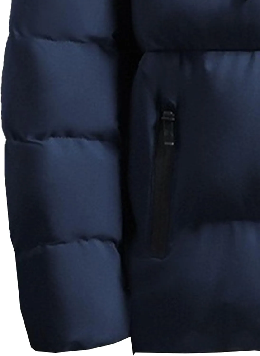Maiyifu-GJ Men's Puffer Jacket Windproof Warm Hooded Winter Down Coat Lightweight Thicken Quilted Padded Coats Outerwear