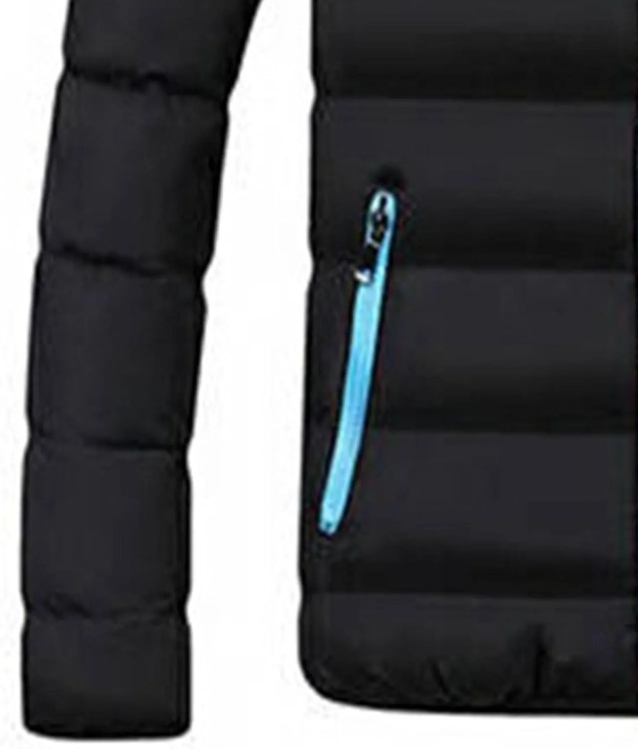 Maiyifu-GJ Men's Quilted Puffer Jacket Winter Warm Lightweight Down Coat Windproof Thicken Padded Coats Outerwear