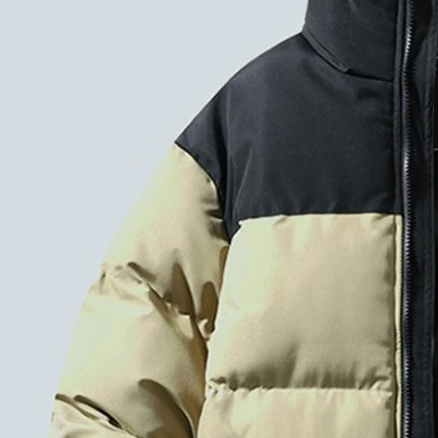 Maiyifu-GJ Men's Winter Puffer Jackets Warm Windproof Down Jacket for Men Thicken Quilted Padded Coat Windbreaker Outerwear