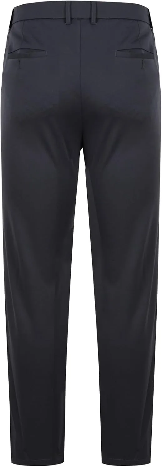 Mens Big and Tall Pants Casual Trousers Stretch Dress Slacks Elastic Waist Office Bottoms