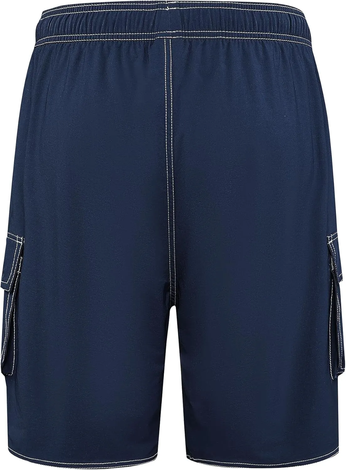 Mens Long Board Shorts Compression Liner 10 Inch Inseam Beachwear