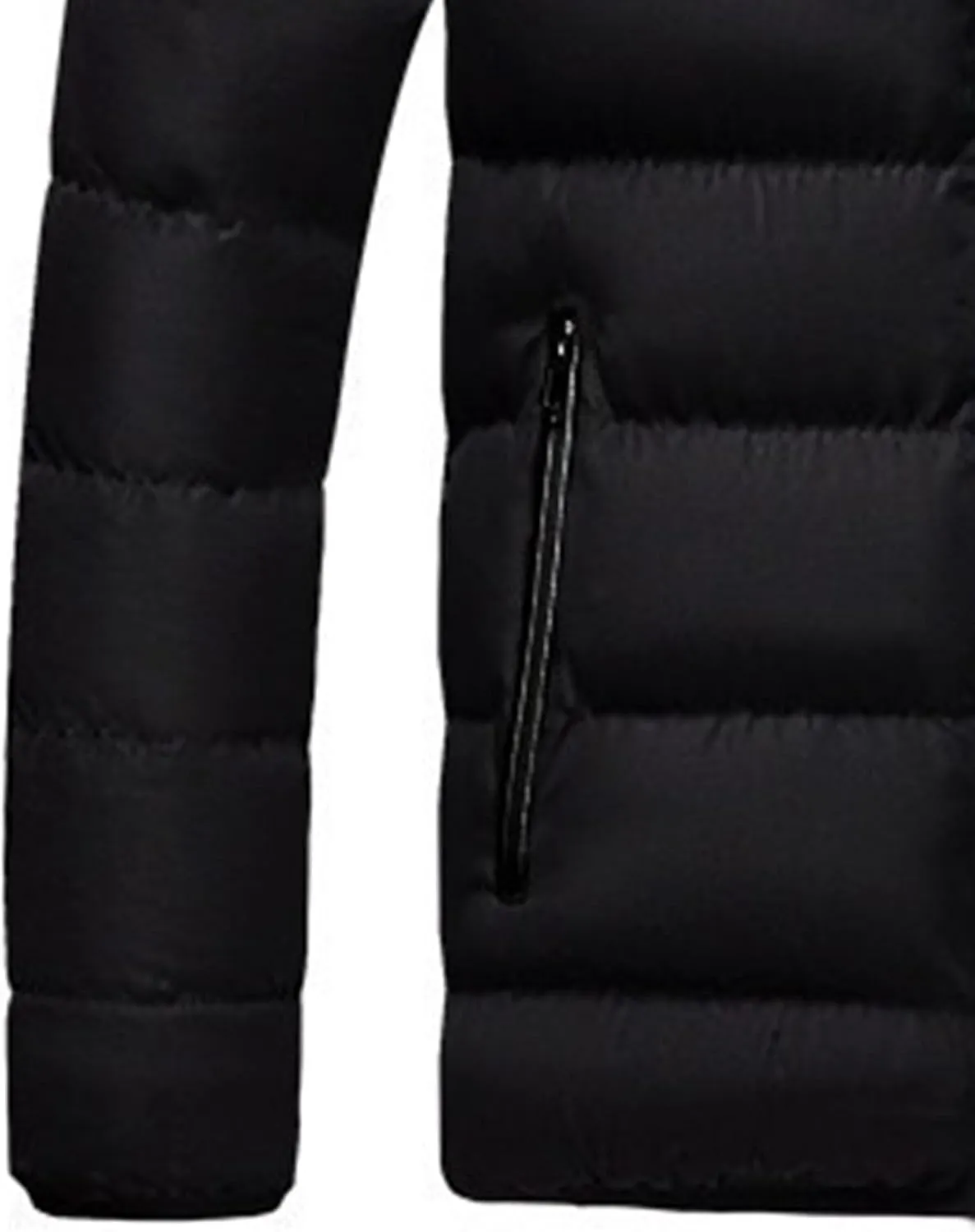 Men's Winter Down Coats Lightweight Warm Puffer Jacket Quilted Thicken Padded Coat Windproof Outerwear