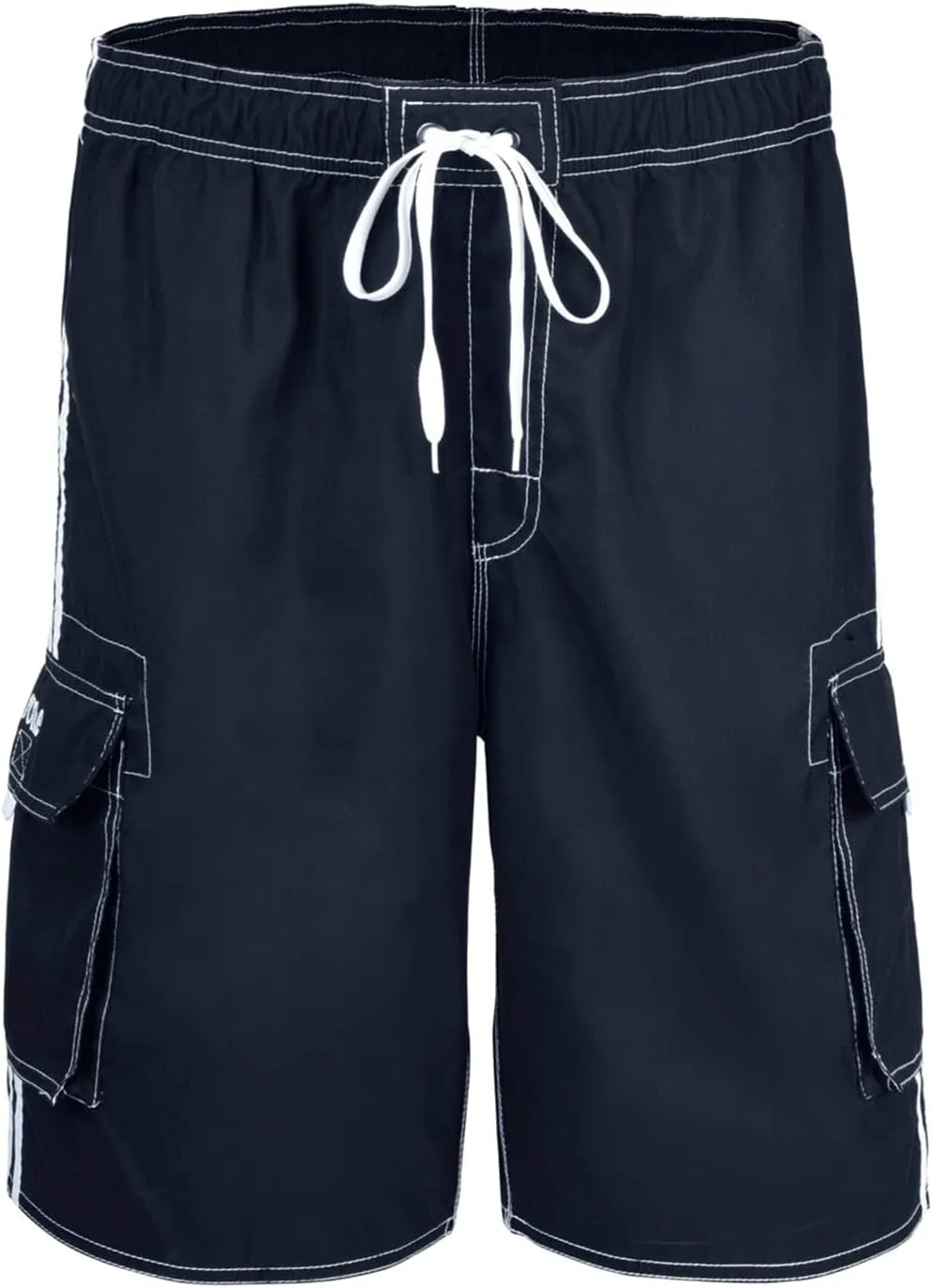 Nonwe Men's Beachwear Board Shorts Quick Dry with Mesh Lining Swim Trunks
