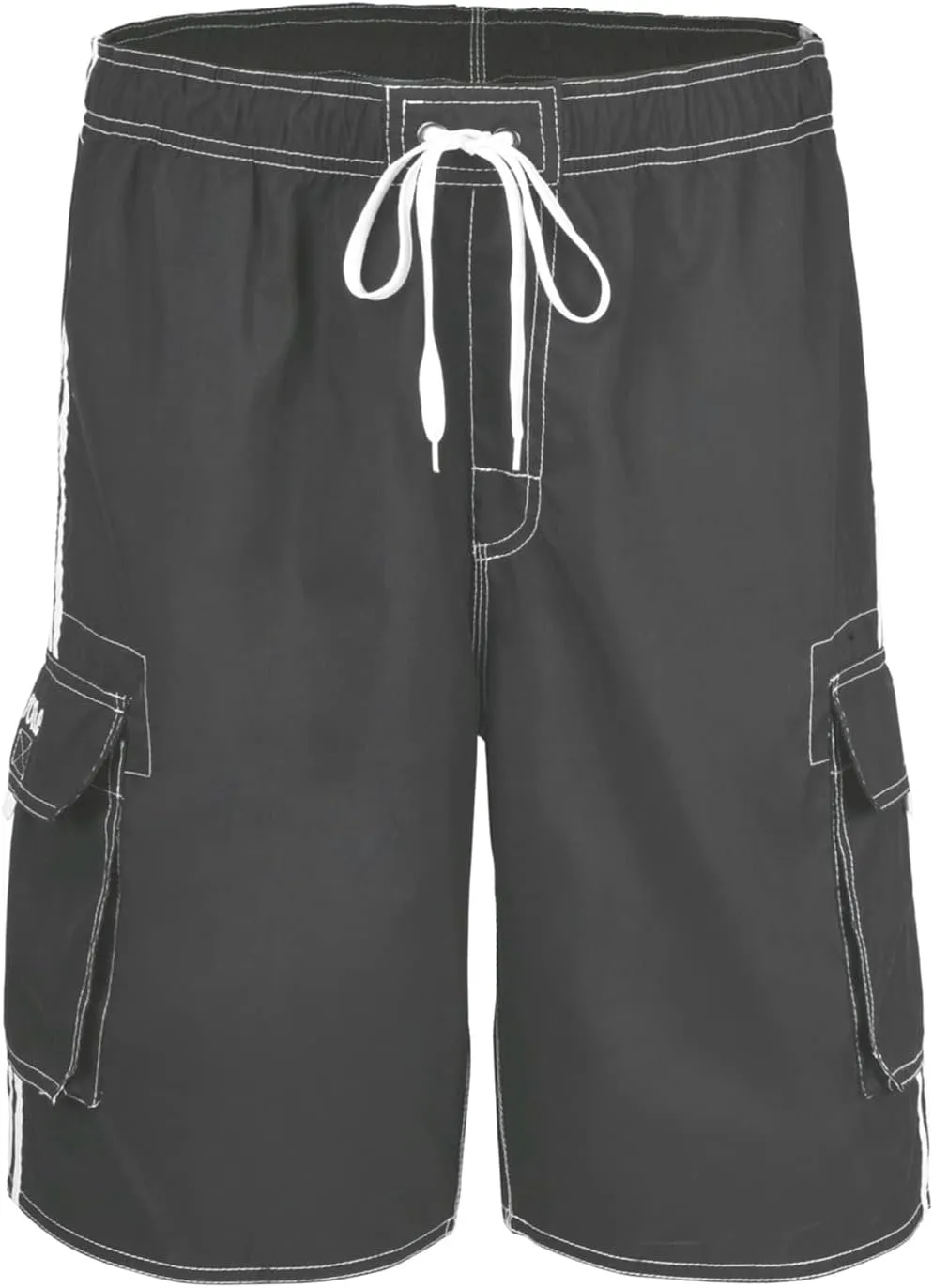 Nonwe Men's Beachwear Board Shorts Quick Dry with Mesh Lining Swim Trunks