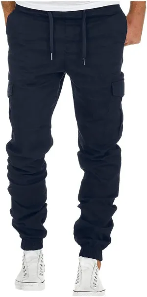 Nyybw Mens Hiking Cargo Pants - Fashion Joggers Cycling Sports Pants Casual Cargo Pants Gym Sweatpants Trousers Long Pants