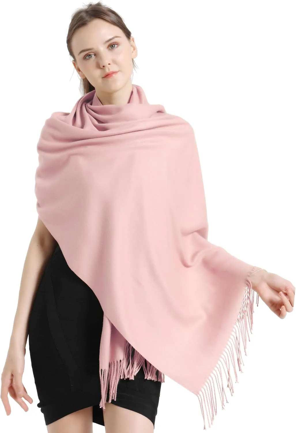 Pashmina Scarf and Shawl - Soft Women Pashminas Wrap for Wedding Evening Party (20 Colors)