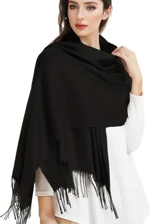Pashmina Scarf and Shawl - Soft Women Pashminas Wrap for Wedding Evening Party (20 Colors)