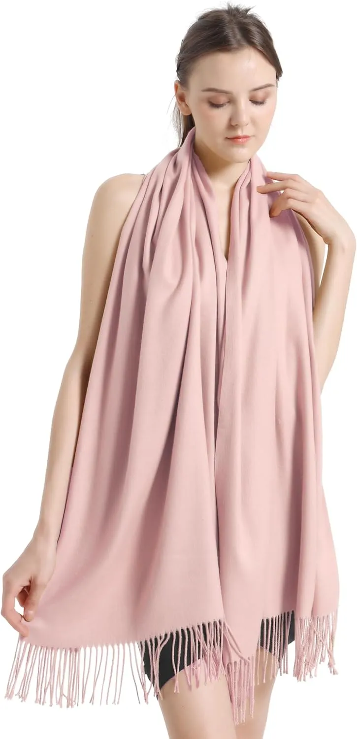Pashmina Scarf and Shawl - Soft Women Pashminas Wrap for Wedding Evening Party (20 Colors)