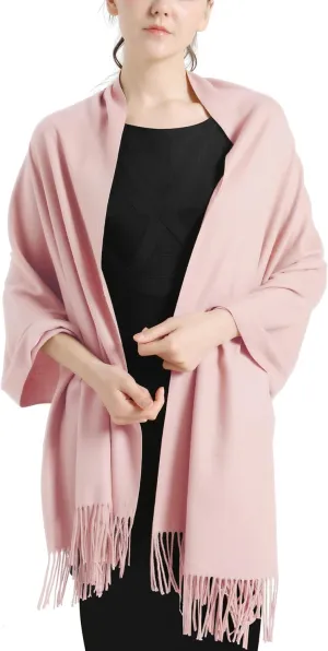 Pashmina Scarf and Shawl - Soft Women Pashminas Wrap for Wedding Evening Party (20 Colors)