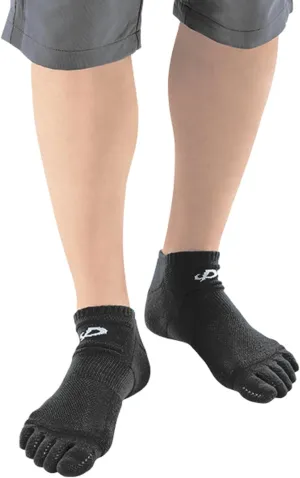 Phiten Metax Sport Socks Ankle Five-Toe (2 Pair)