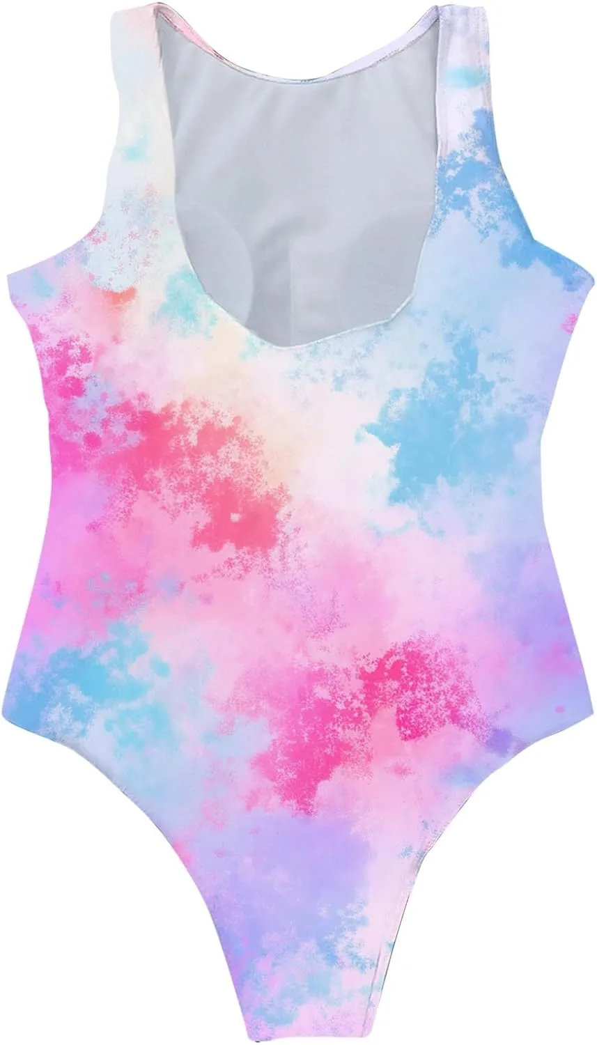 PTOLOCIF One Piece Swimsuit for Women Ruched High Cut Swimsuit Tummy Control Bathing Suit Monokini One-Piece Swimwear