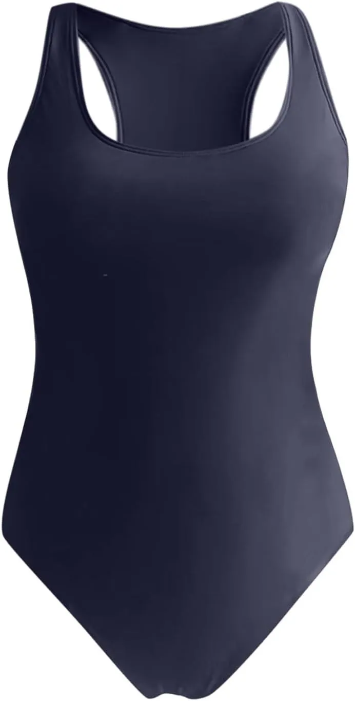 PTOLOCIF Women One Piece Swimsuits Strappy Backless Bathing Suit Color Block Drawstring Swim Suit Cute Swimwear Monokini