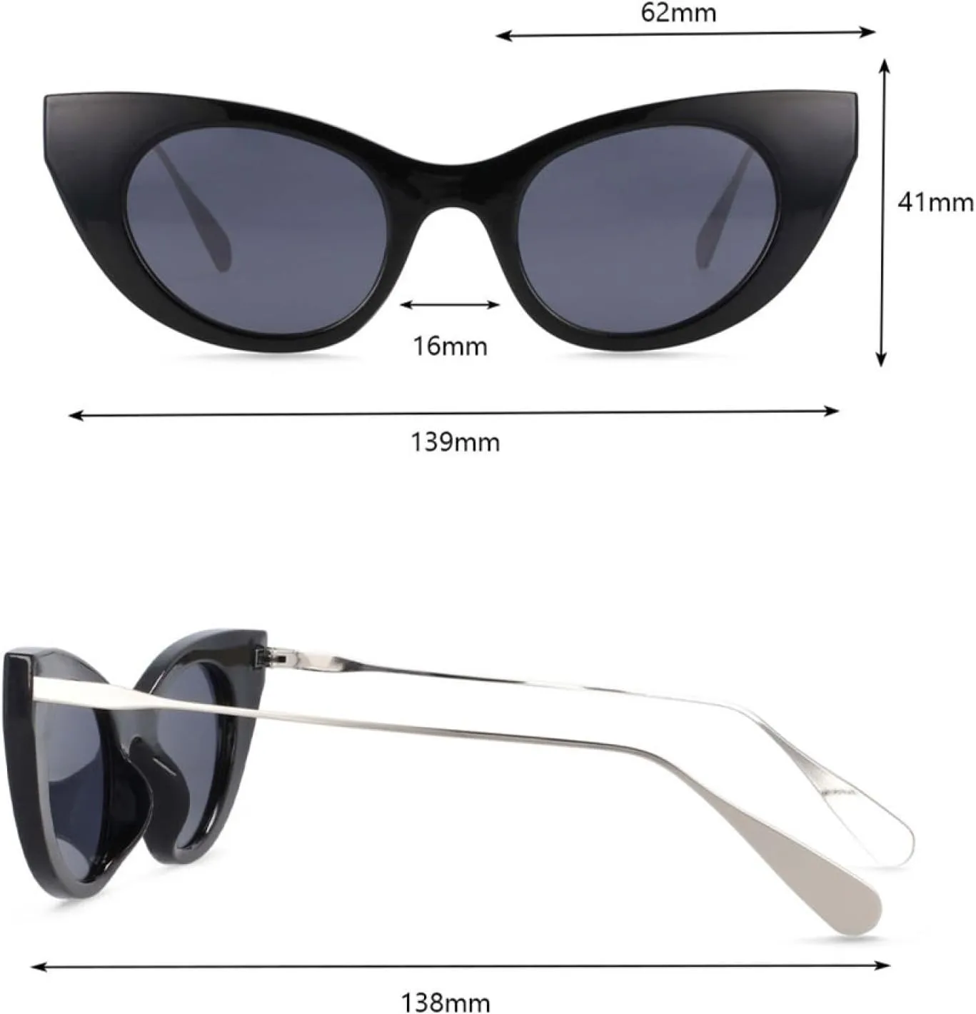 Retro Cat Eye Stripe Sunglasses Fashion Men Women Shades Uv400 Vintage Glasses