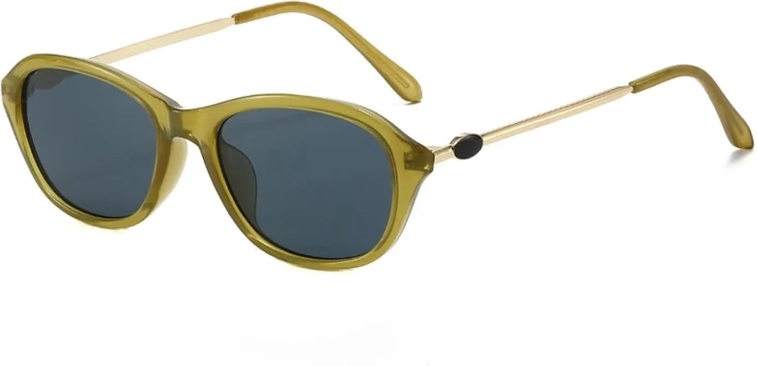 Small Frame Oval Sunglasses Women's Fashion Sun Glasses Women's Outdoor Eyewear Uv400