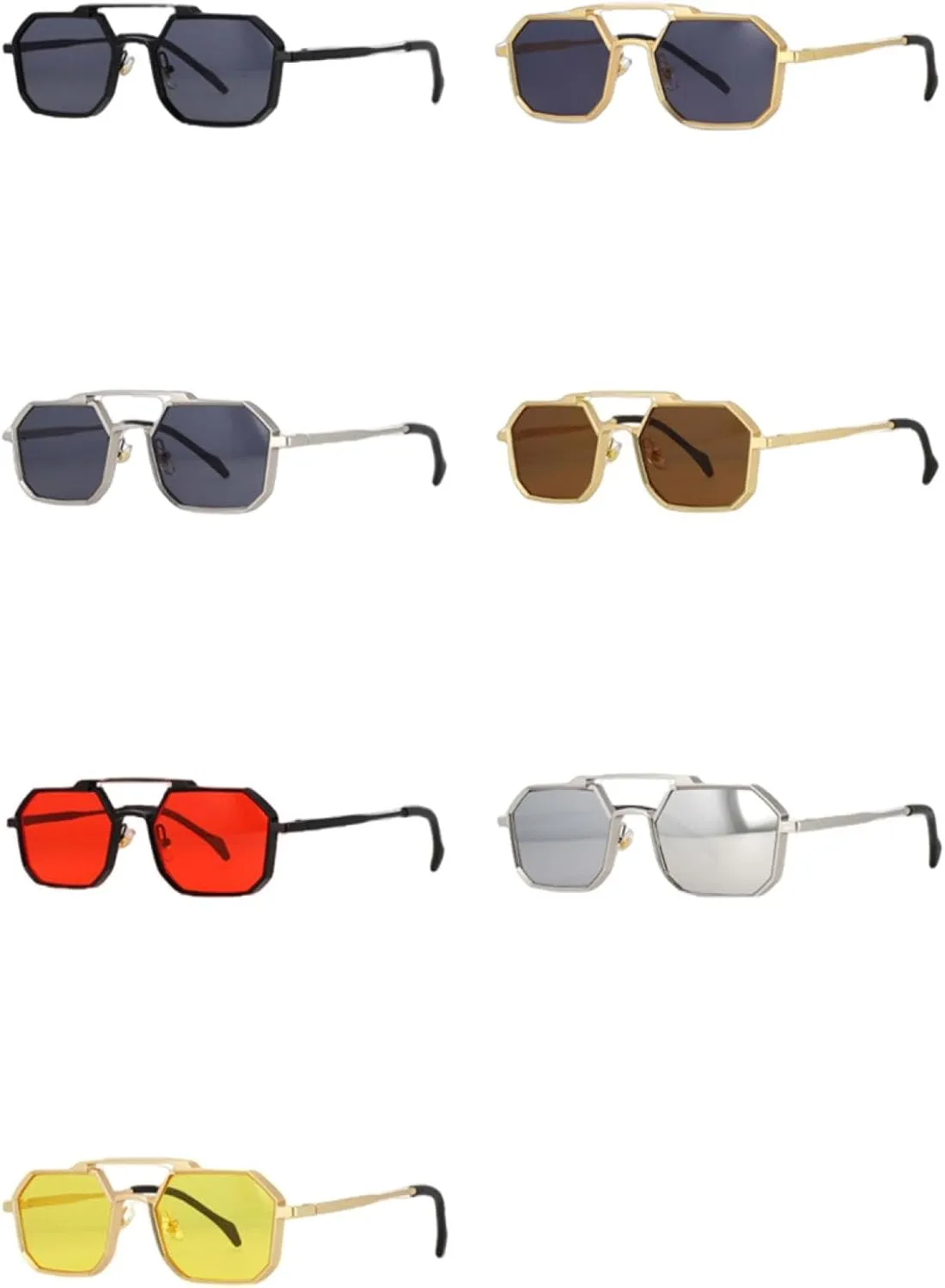 Steam Punk Sunglasses for Men Fashion Women Shades Uv400 Vintage Glasses