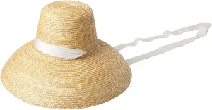 Sunshade Straw Hat with Chin Strap Hand-woven Elegant r Hat for Sun Hat Wide Brim Sunhat for Friend Gathering Parti