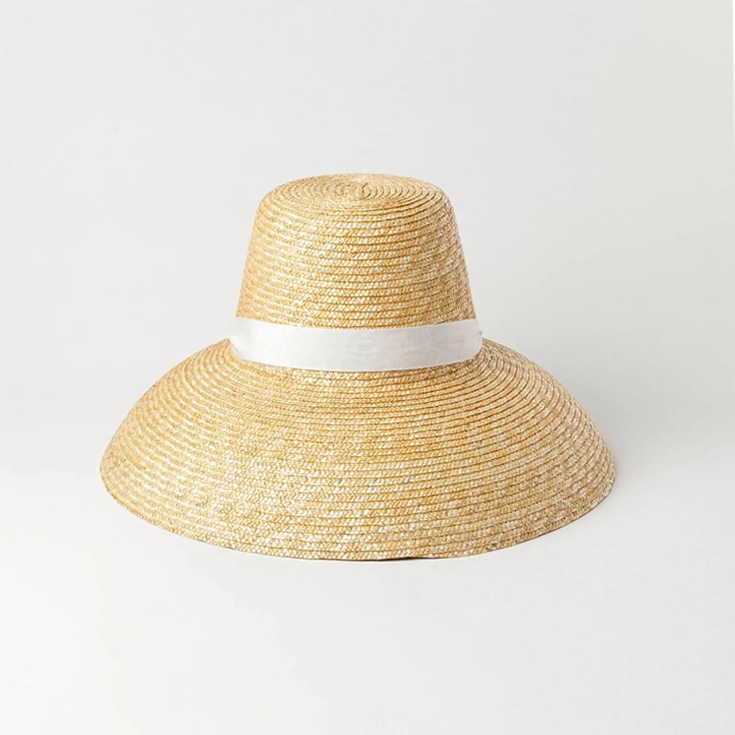 Sunshade Straw Hat with Chin Strap Hand-woven Elegant r Hat for Sun Hat Wide Brim Sunhat for Friend Gathering Parti